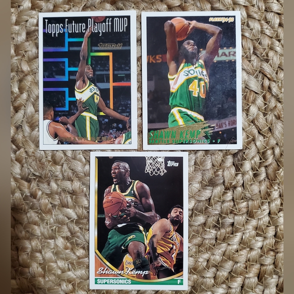 3 - Shawn Kemp Basketball Cards
